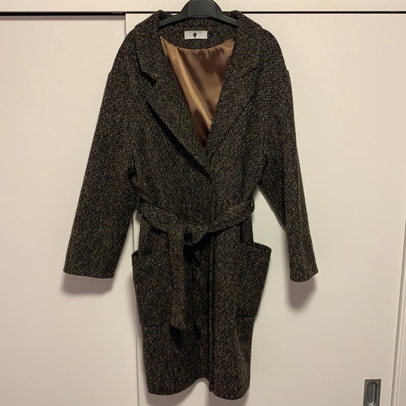 Designer Wool-Blend Coat - Picture 2 of 11